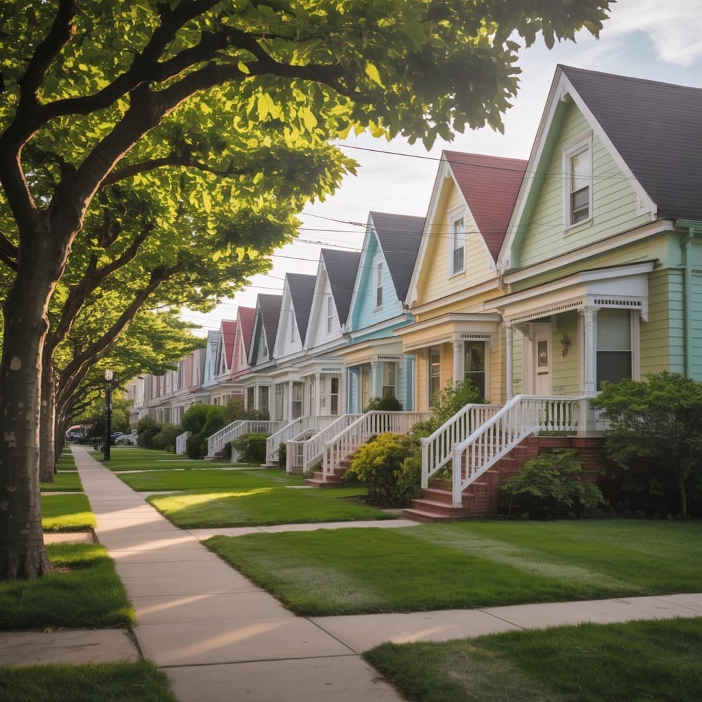 Ocean Parkway single family homes Gravesend Brooklyn NY.