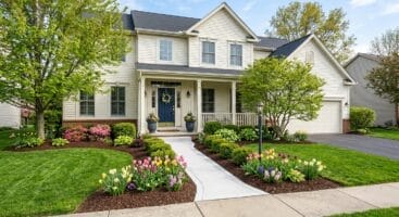 Spring home selling tips 2026 staged home exterior with curb appeal
