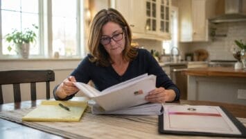 NY/NJ homeowner reviewing HOA bylaws against an unenforceable violation notice